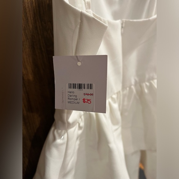 White romper!! - Picture 3 of 5